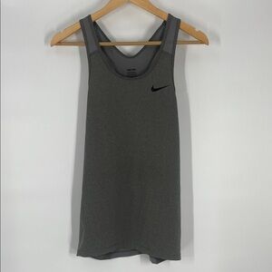 Nike Gray Athletic Tank Top Size M Gently Used